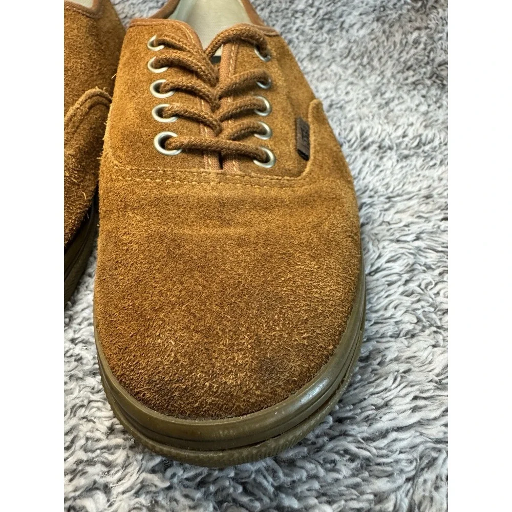 Vans Chukka Low Chipmunk Brown Tie Loafers Boy's 4.5